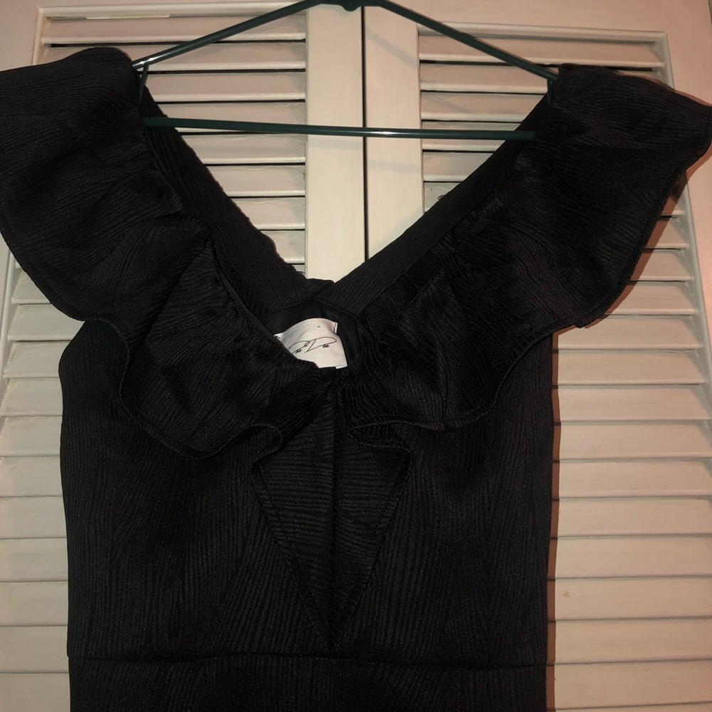 Black cocktail dress